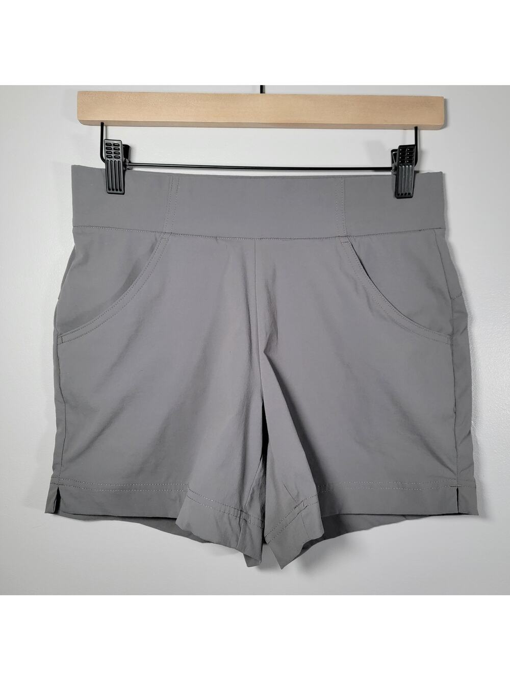 Columbia Shorts Stretch Activewear Womens S Grey Gym Yoga Comfort